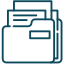 Folder with documents icon