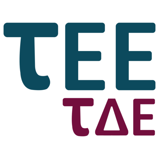TEEτΔΕ vertical logo