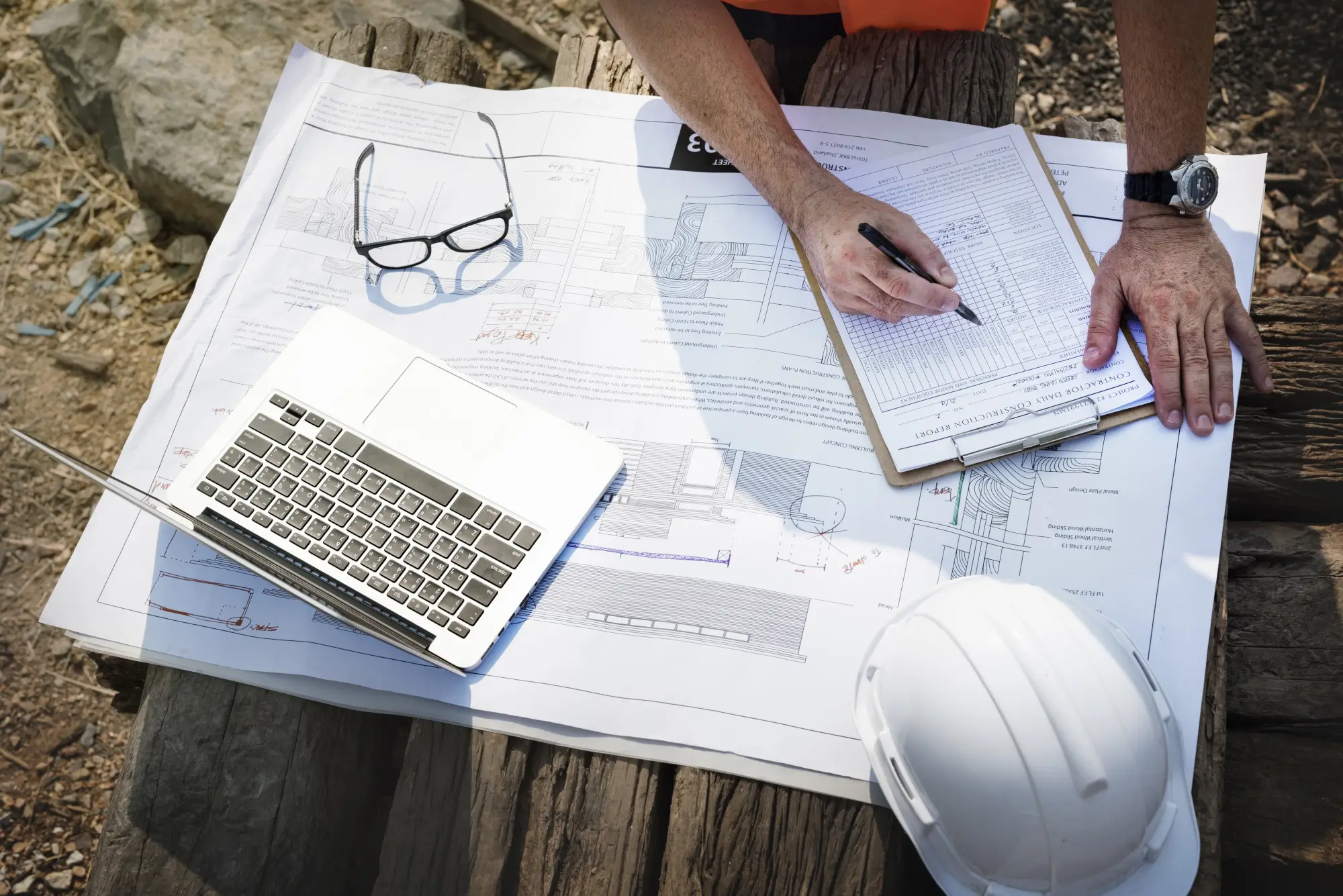 site engineer construction site